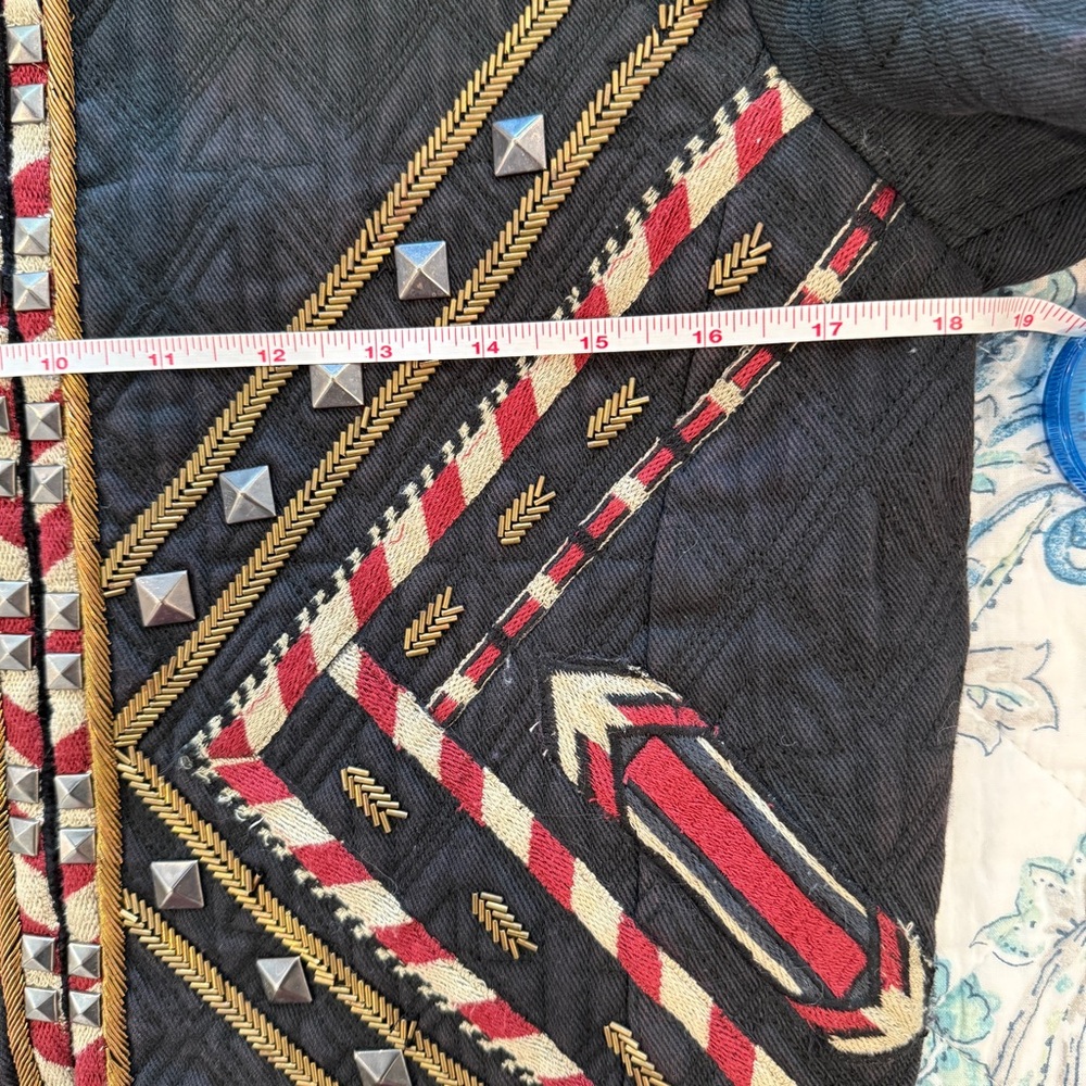 Isabel Marant Embroidered Box Jacket - Picture 11 of 12